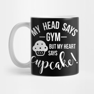 Gym Tan Cupcake Mug